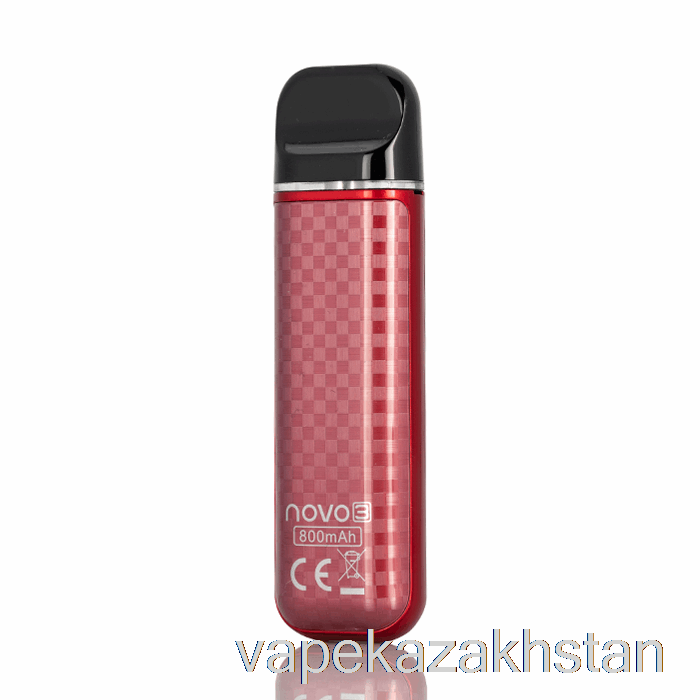 Vape Kazakhstan SMOK NOVO 3 25W Pod System Red Carbon Fiber